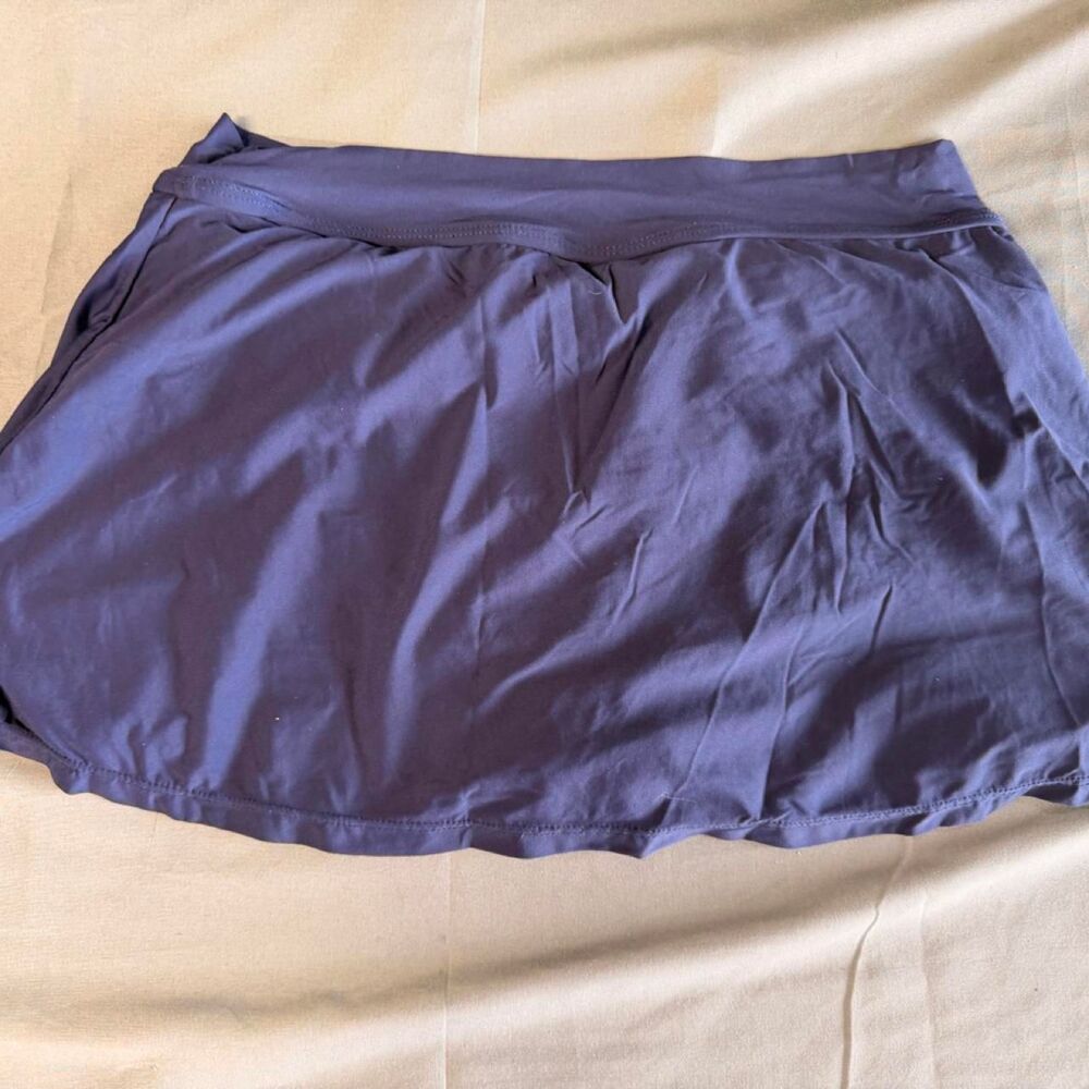 Anne-cole Women's Purple and Navy Bikini-and-tankini-bottoms